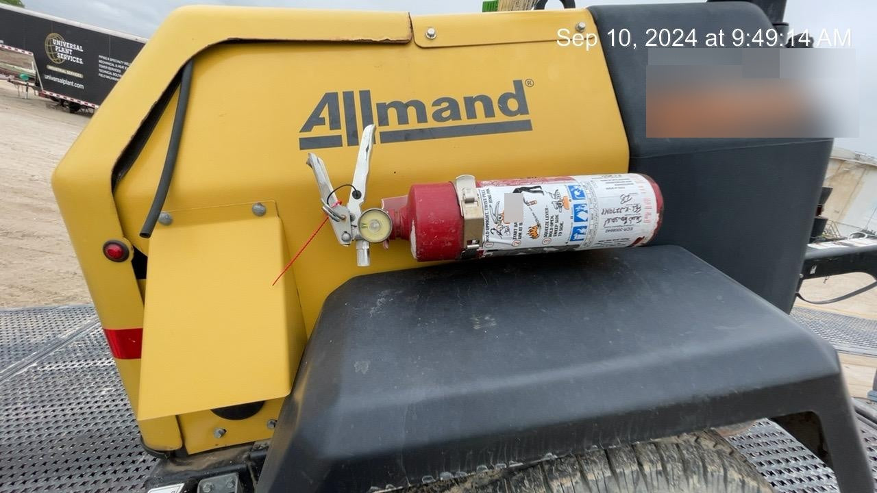 Allmand NLV3GR (4) LED Light Fixture 350W, 23' Vertical Mast, 3kW Prime, Towable, Deep Sea L401, Leveling Jacks, Yanmar T4F 5.8hp