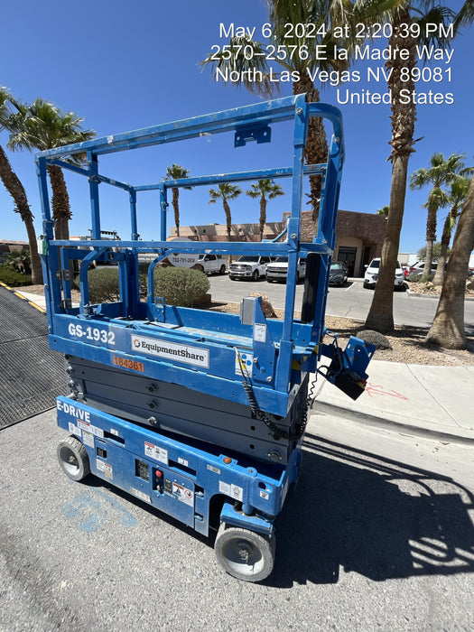 2021 Genie GS-1932 Electric Drive, Sld NM Tires, DBcns, RFRails, EST