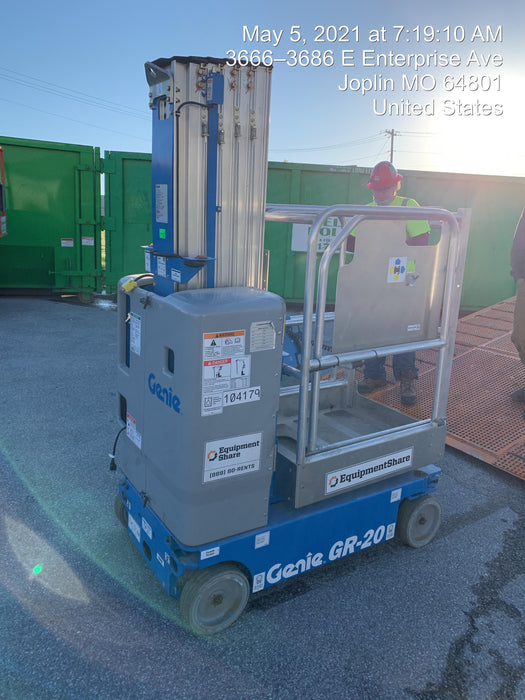 2020 GENIE GR-20