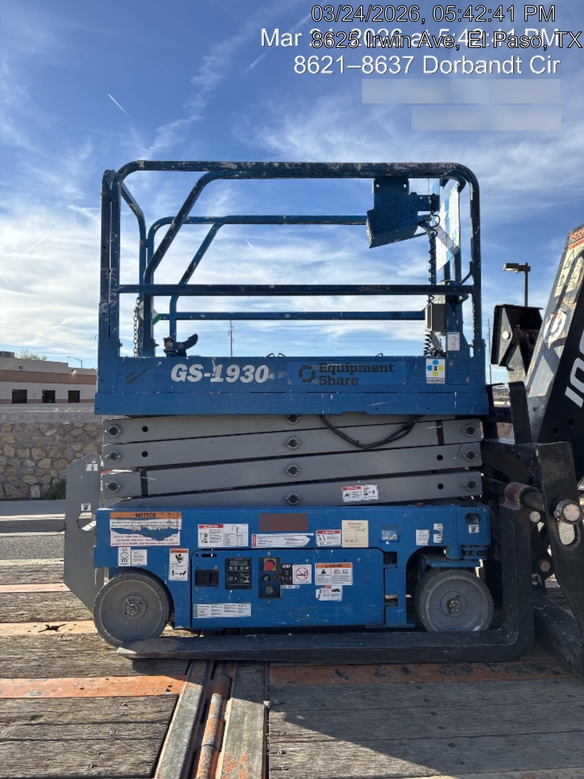 2020 Genie GS-1930 Standard Machine