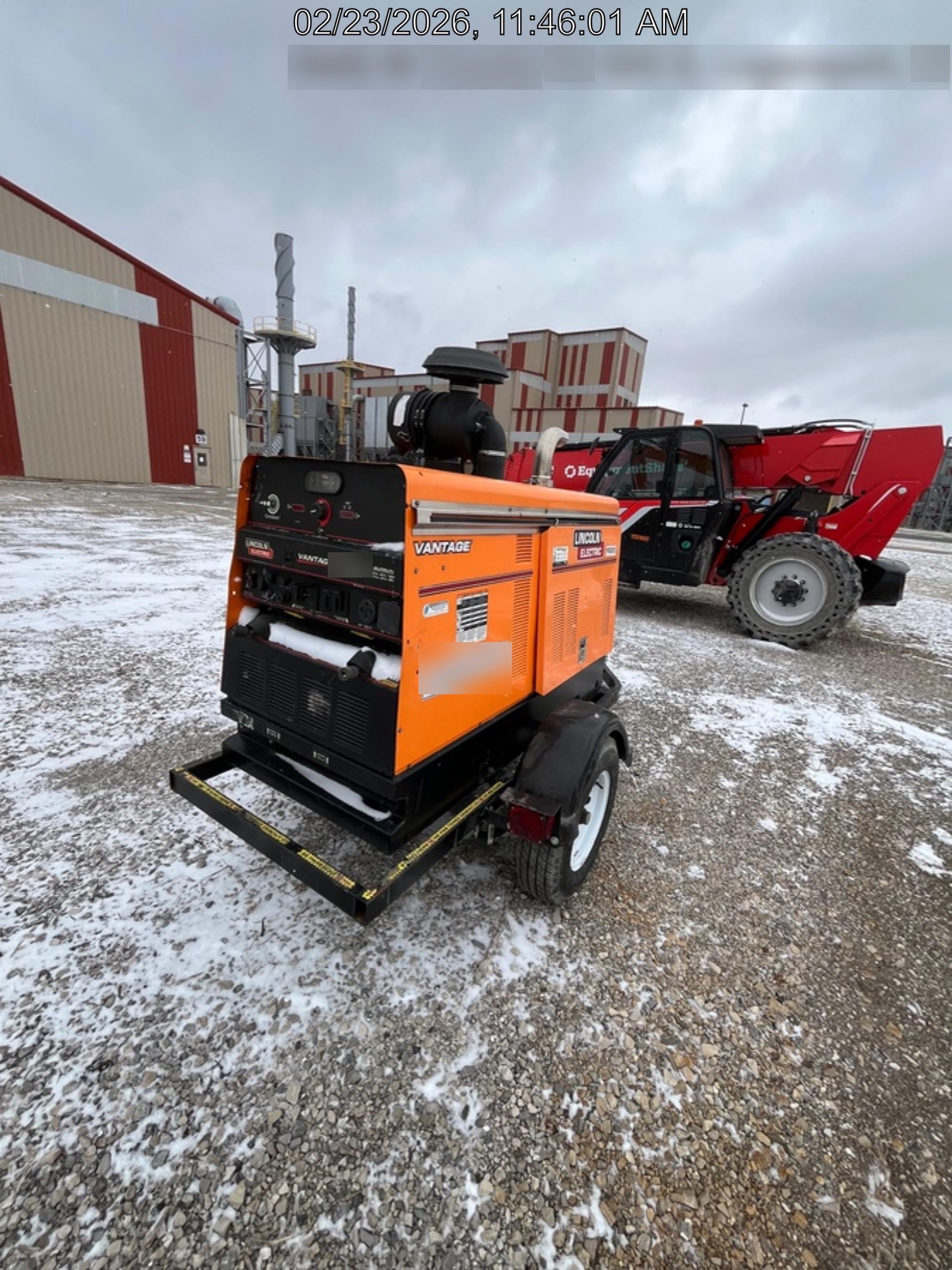 2021 Lincoln Electric Vantage 549X Ready Pak 3, ORANGE (includes trailer, cable rack, fender light kit)