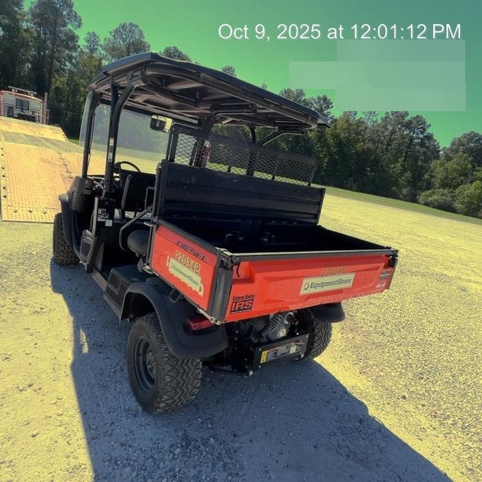 2022 Kubota RTV-X1140W-H Plastic Canopy, Windshield Acrylic Clear, LED Strobe Light, Wire Harness Kit, Back up Alarm