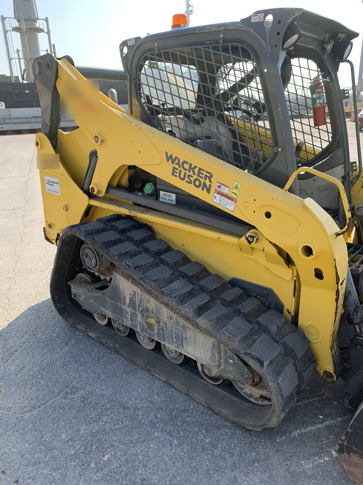 Wacker Neuson ST45 Wacker Neuson ST45 10K Tracked Skid Loader, Canopy, ISO, Bucket Leveling, 84" Bucket w/ Smooth bolt on edge
