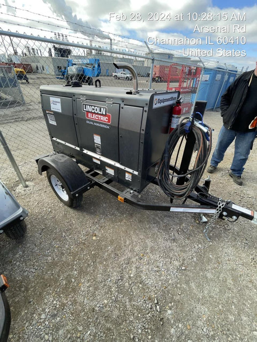 2024 Lincoln Electric Dual Maverick 200/200X Ready Pak 3, Includes Trailer, Cable Rack, Fender Light Kit K4382-1-RP3