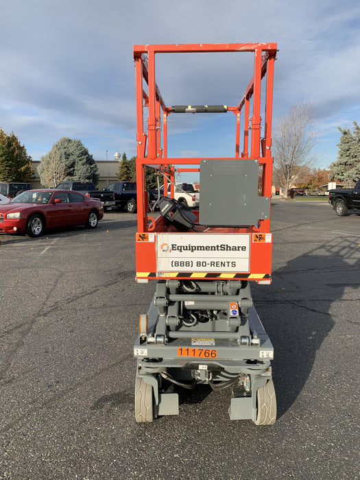 2020 Skyjack SJIII-3219 Solid NM Tires, Half height spring hinged entry gate, Dual Beacons, 800W Inverter