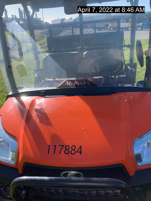 2020 Kubota RTV-X1140W-H 4WD, LED Strobe, Windshield Acrylic Clear, Plastic Canopy, Wire Harness Kit, Backup Alarm