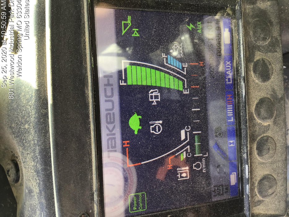 2019 Takeuchi TL12V2 Cab/Heat/Air w/Auxiliary Hydraulics, 2 Speed, Hydraulic QC