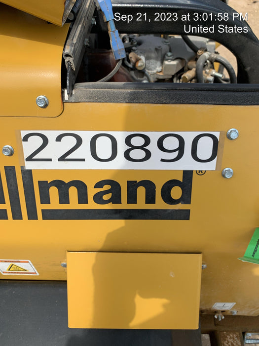 2022 Allmand NLV3GR (4) LED Light Fixture 350W, 23' Vertical Mast, 3kW Prime, Towable, Deep Sea L401, Leveling Jacks, Yanmar T4F 5.8hp