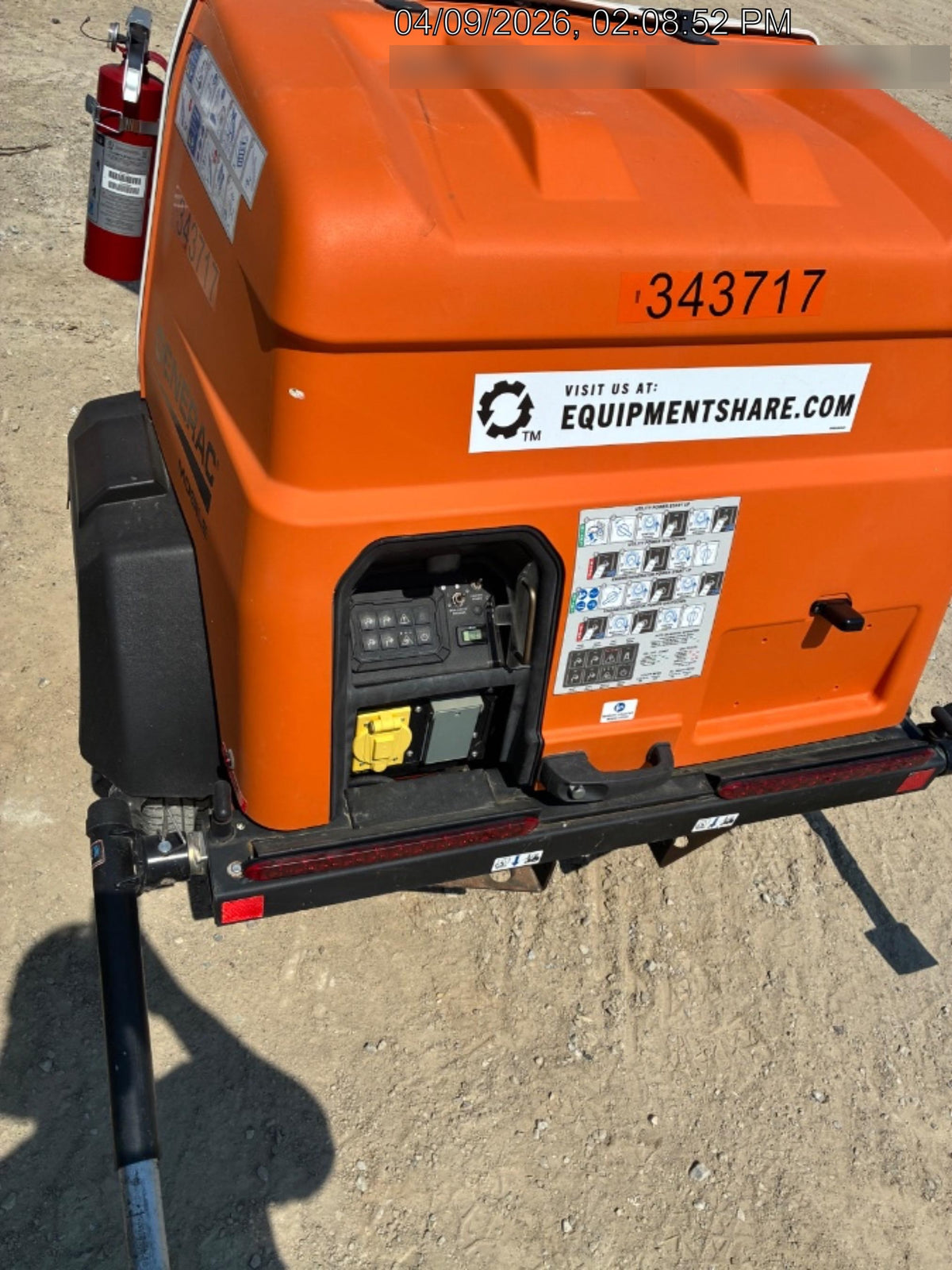 2023 Generac MLT2 Diesel, Flex Switch 120V Input, Powerzone Controller, (4) 320W LED Lights, 4kW Generator, 39.9 Gal Fuel Tank, 2" Ball, T3