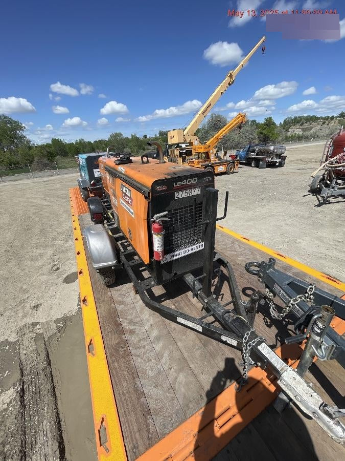 2022 Lincoln Electric LE400 Kubota V1505, Trlr, Cable Rack, Light Kit, ES Decals, T3