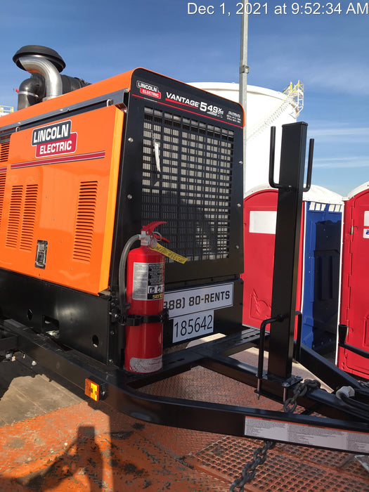 2021 Lincoln Electric Vantage 549X Ready Pak 3, ORANGE (includes trailer, cable rack, fender light kit)
