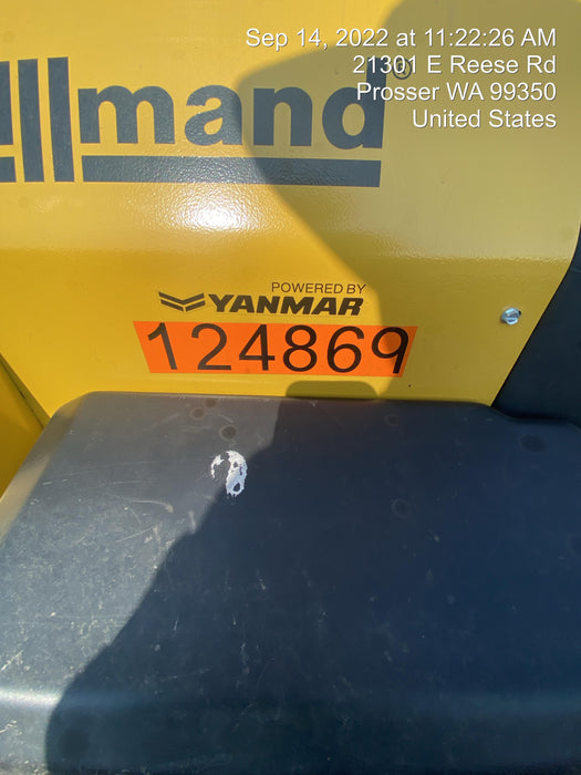 2020 Allmand NLV3GR (4) LED Light Fixture 350W, 23' Vertical Mast, 3kW Prime, Towable, Deep Sea L401, Leveling Jacks, Yanmar T4F 5.8hp