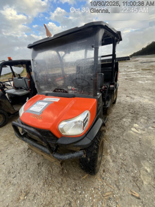 2022 Kubota RTV-X1140W-H Plastic Canopy, Windshield Acrylic Clear, LED Strobe Light, Wire Harness Kit, Back up Alarm