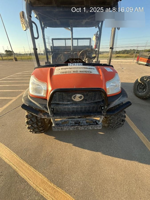 2021 Kubota RTV-X1140W-H Plastic Canopy, Windshield Acrylic Clear, LED Strobe Light, Wire Harness Kit, Back up Alarm