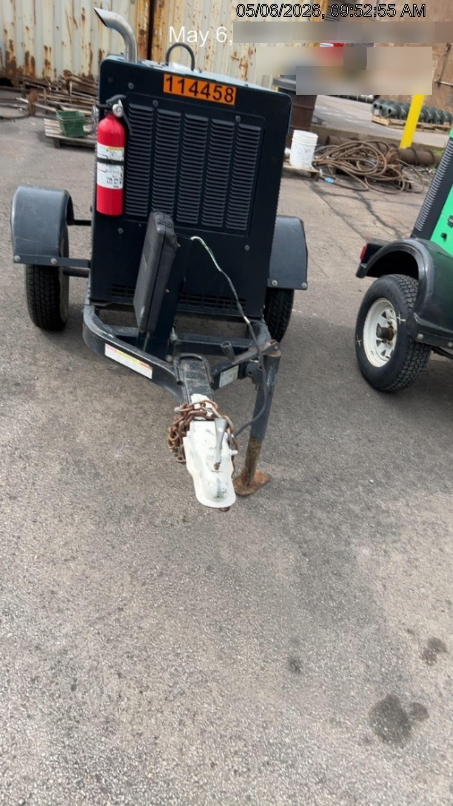 2020 Miller Electric BIG BLUE 400 Trailer Mounted Welder