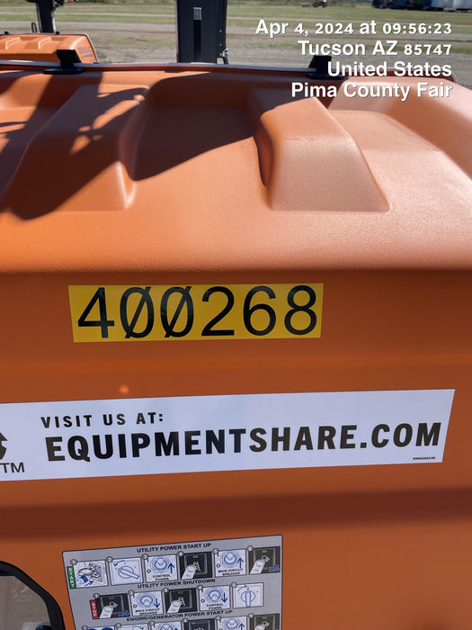 2024 Generac MLT2 Diesel, Flex Switch 120V Input, Powerzone Controller, 
(4) 320W LED Lights, 4kW Generator, 39.9 Gal Fuel Tank, 2" Ball, T3