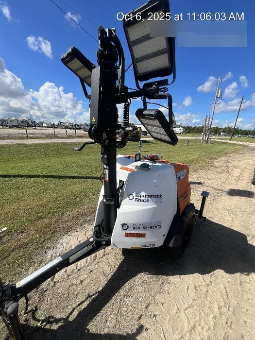 2023 Generac MLT2 Diesel, Flex Switch 120V Input, Powerzone Controller, 
(4) 320W LED Lights, 4kW Generator, 39.9 Gal Fuel Tank, 2" Ball, T3