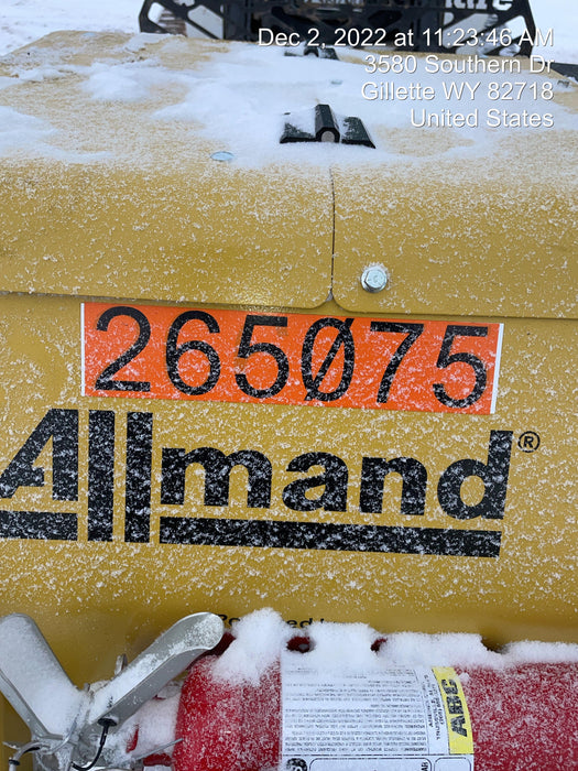 2022 Allmand NLV3GR (4) LED Light Fixture 350W, 23' Vertical Mast, 3kW Prime, Towable, ES Decals, T3