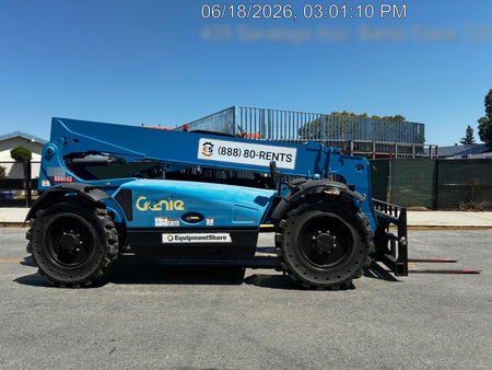 2019 Genie GTH-636 Canopy, Solid RT Tires, LED Work Lights, Beacon 60" QA Carriage, 48" Forks