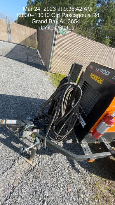 2022 Lincoln Electric LE400 Kubota V1505, Trlr, Cable Rack, Light Kit, ES Decals, T3