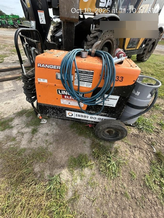 2021 Lincoln Electric Ranger 305 LPG LPG One-Pak (includes undercarriage, tank holder & tank strap) ORANGE