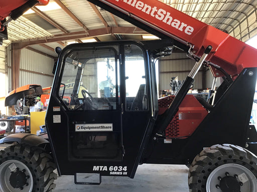 2019 Manitou MTA6034 Manitou MTA6034 Cab/Heat/Air, LED Work Lights, Solid Tires, Beacon, Auxiliary Hydraulics, 48" Carriage and 48" Forks