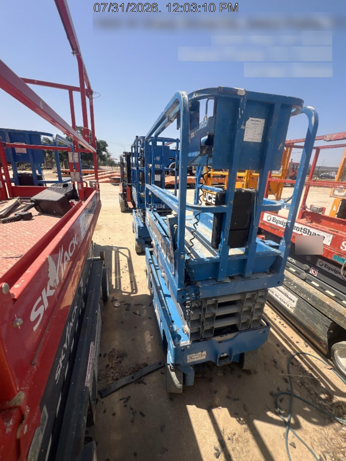 2019 Genie GS-1930 Fixed Rails with Chain Entry