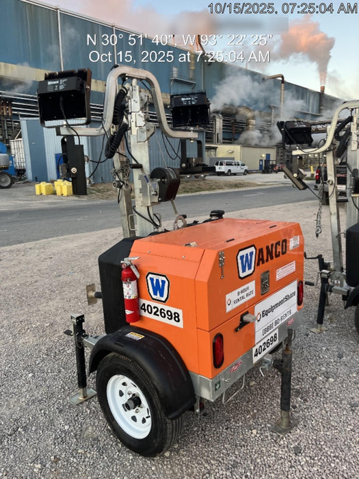 2024 Wanco WLTT-4MM4K Diesel, Deep Sea Controller, Shore Power Plug, Auto Start, (4) 350W LED Floodlights, 4kW Generator, 60 Gal Fuel Tank, 2" Ball, T3