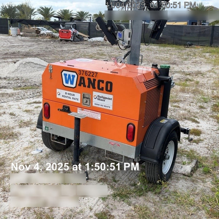 2023 Wanco WLTT-4MM4K Diesel, Deep Sea Controller, Shore Power Plug, Auto Start, (4) 350W LED Floodlights, 4kW Generator, 60 Gal Fuel Tank, 2" Ball, T3