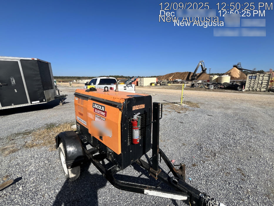 2021 Lincoln Electric Vantage 322 Vantage 322 Ready Pak 3 w/ Decals, ORANGE (includes trailer, cable rack, fender light kit) NO Telematics