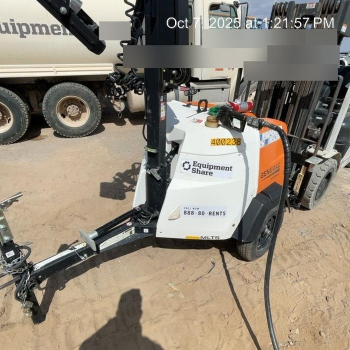 2024 Generac MLT2 Diesel, Flex Switch 120V Input, Powerzone Controller, 
(4) 320W LED Lights, 4kW Generator, 39.9 Gal Fuel Tank, 2" Ball, T3