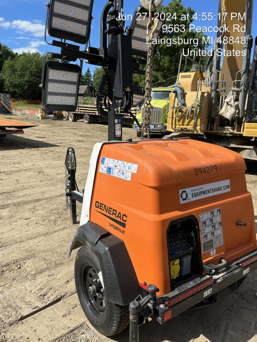 2024 Generac MLT2 Diesel, Flex Switch 120V Input, Powerzone Controller, 
(4) 320W LED Lights, 4kW Generator, 39.9 Gal Fuel Tank, 2" Ball, T3