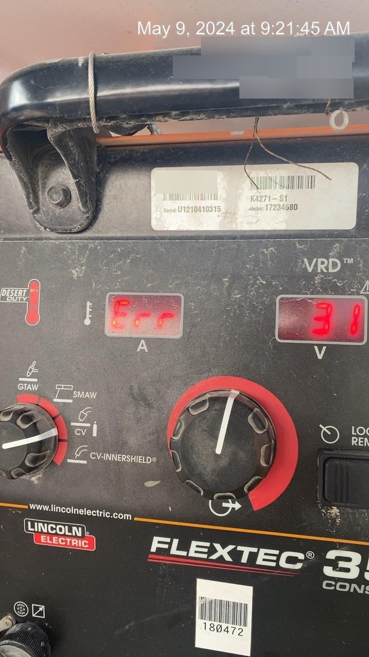 2021 LINCOLN ELECTRIC FLEXTEC 350X