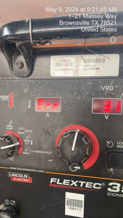 2021 LINCOLN ELECTRIC FLEXTEC 350X