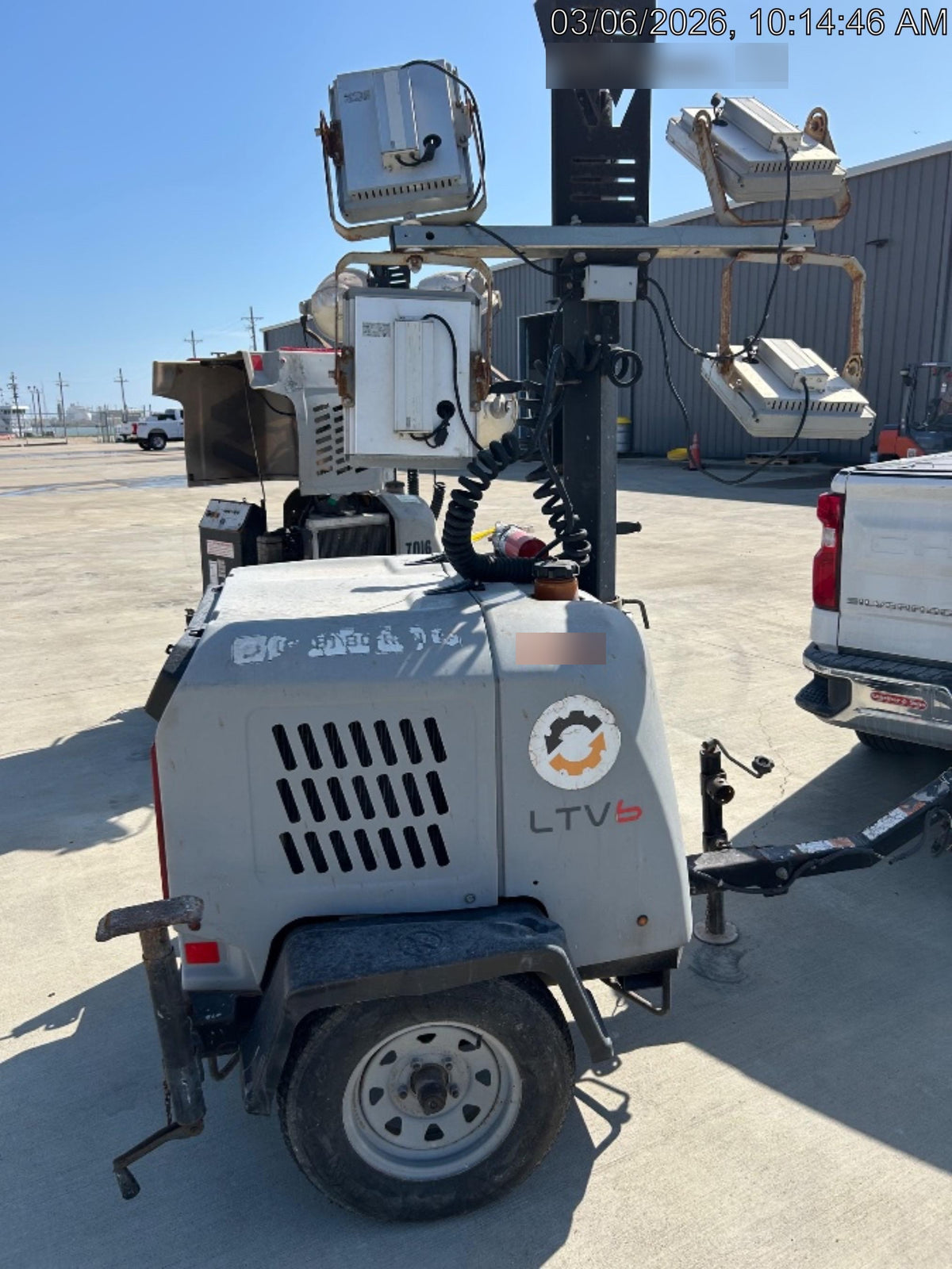 2019 Wacker Neuson LTV6K-LED LTV6K Light Tower, LED 300W, Telematics EQ SH Kubota