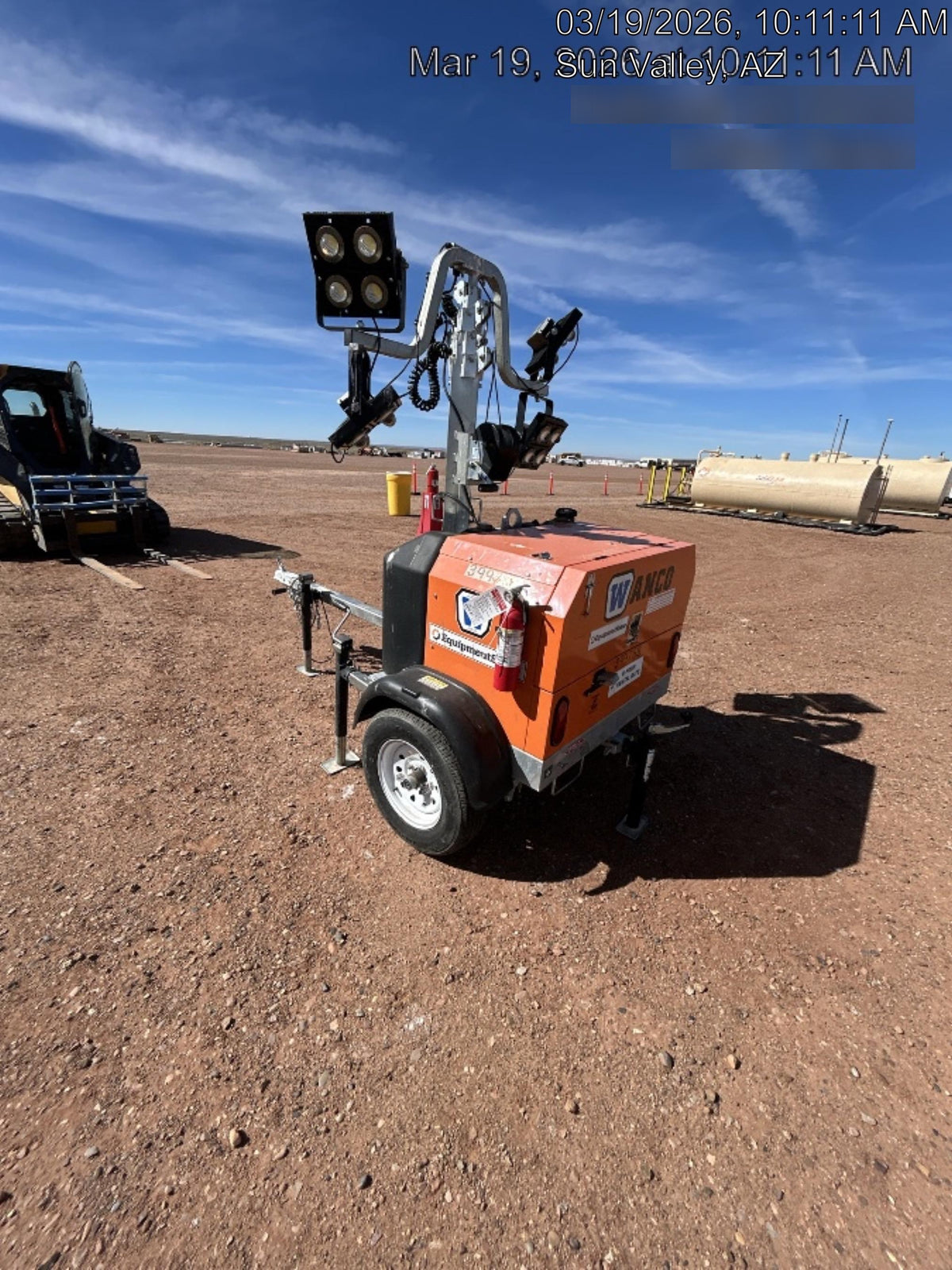 2024 Wanco WLTT-4MM4K Diesel, Deep Sea Controller, Shore Power Plug, Auto Start, (4) 350W LED Floodlights, 4kW Generator, 60 Gal Fuel Tank, 2" Ball, T3