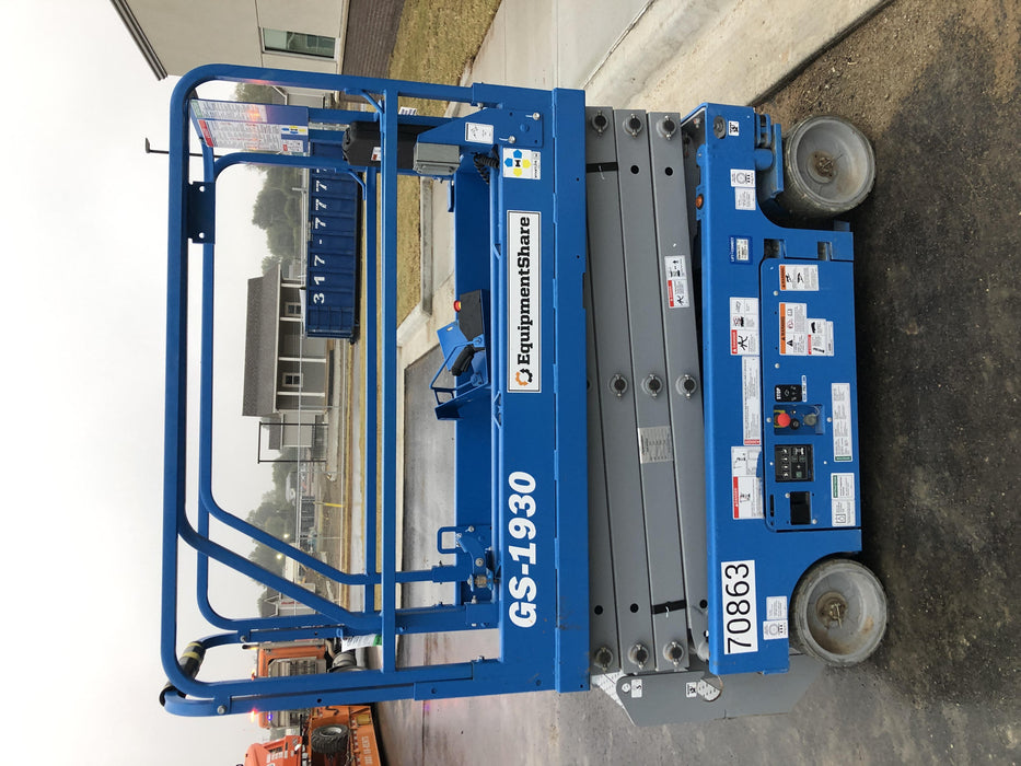 2020 Genie GS-1930 Fixed rails with chain entry gate - Pre A92.20