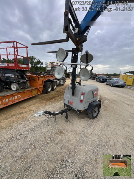2018 Wacker Neuson LTV6K-MH Wacker Neuson LTV6K Mobile Light Tower w/Fuel Level Sensor Installed