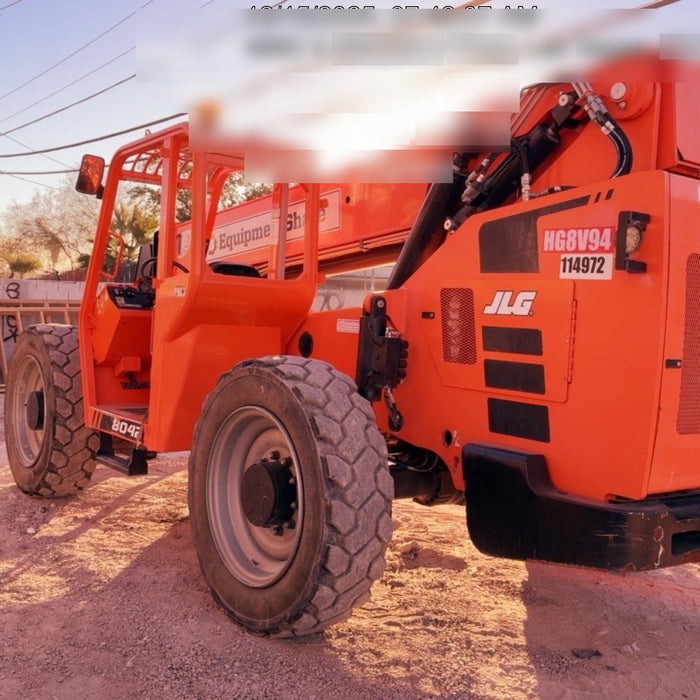 2020 Skytrak 8042 74 Hp, FF Tires, Work Lights, Beacon, Aux Hydraulics, Back up Alarm, Lifting Eye, ES Decals