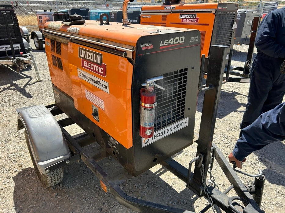 2022 Lincoln Electric LE400 Kubota V1505, Trlr, Cable Rack, Light Kit, ES Decals, T3