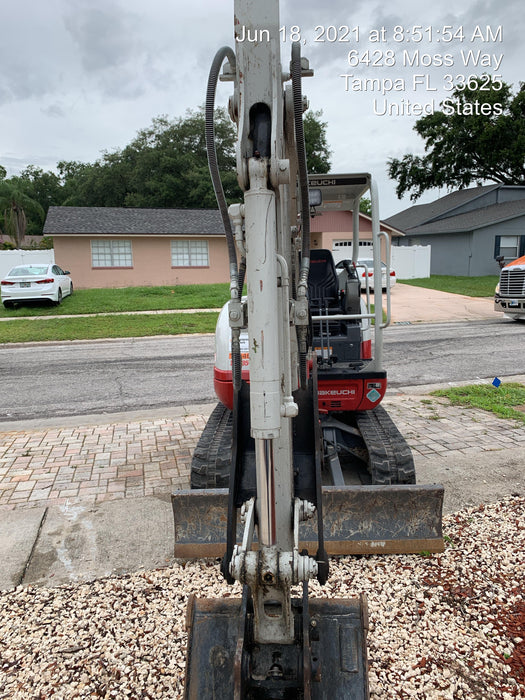 2020 Takeuchi TB235-2R Canopy, Rubber Tracks, Manual TAG QC