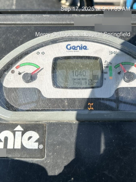 2019 Genie GTH-1056 Canopy, Solid RT Tires, LED Work Lights, Beacon 60" QA Carriage, 60" Forks