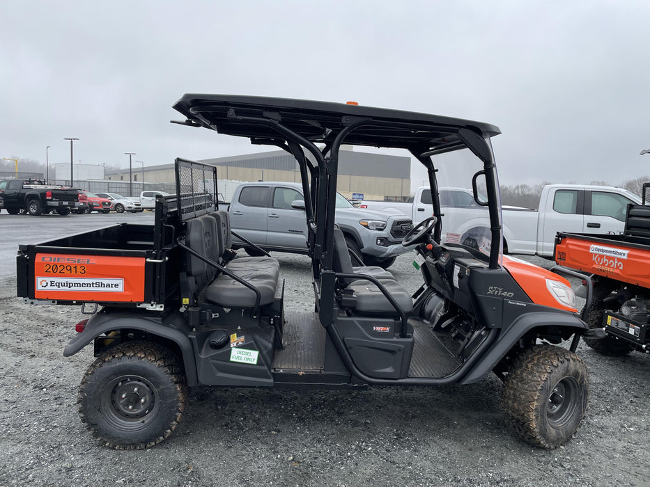 2022 Kubota RTV-X1140W-H Plastic Canopy, Windshield Acrylic Clear, LED Strobe Light, Wire Harness Kit, Back up Alarm
