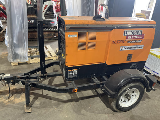 2021 Lincoln Electric Vantage 322 Vantage 322 Ready Pak 3 w/ Decals, ORANGE (includes trailer, cable rack, fender light kit) NO Telematics