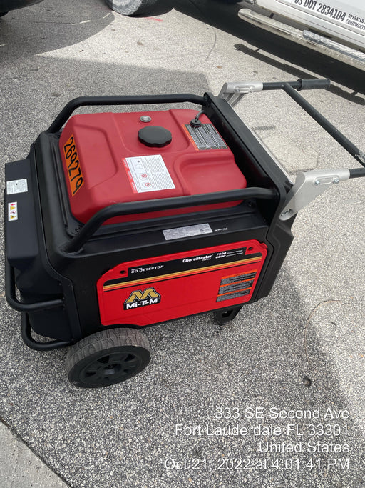2022 Mi-T-M GEN-8000-IMM1E 7300W, (2) 120V Outlets, GFCI, Inverter