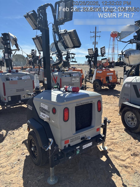 2024 Wacker Neuson LTT4 Diesel, Kohler KDW702, Deep Sea Controller, Auto Start, LED 320W, Bypass Outlet, T3