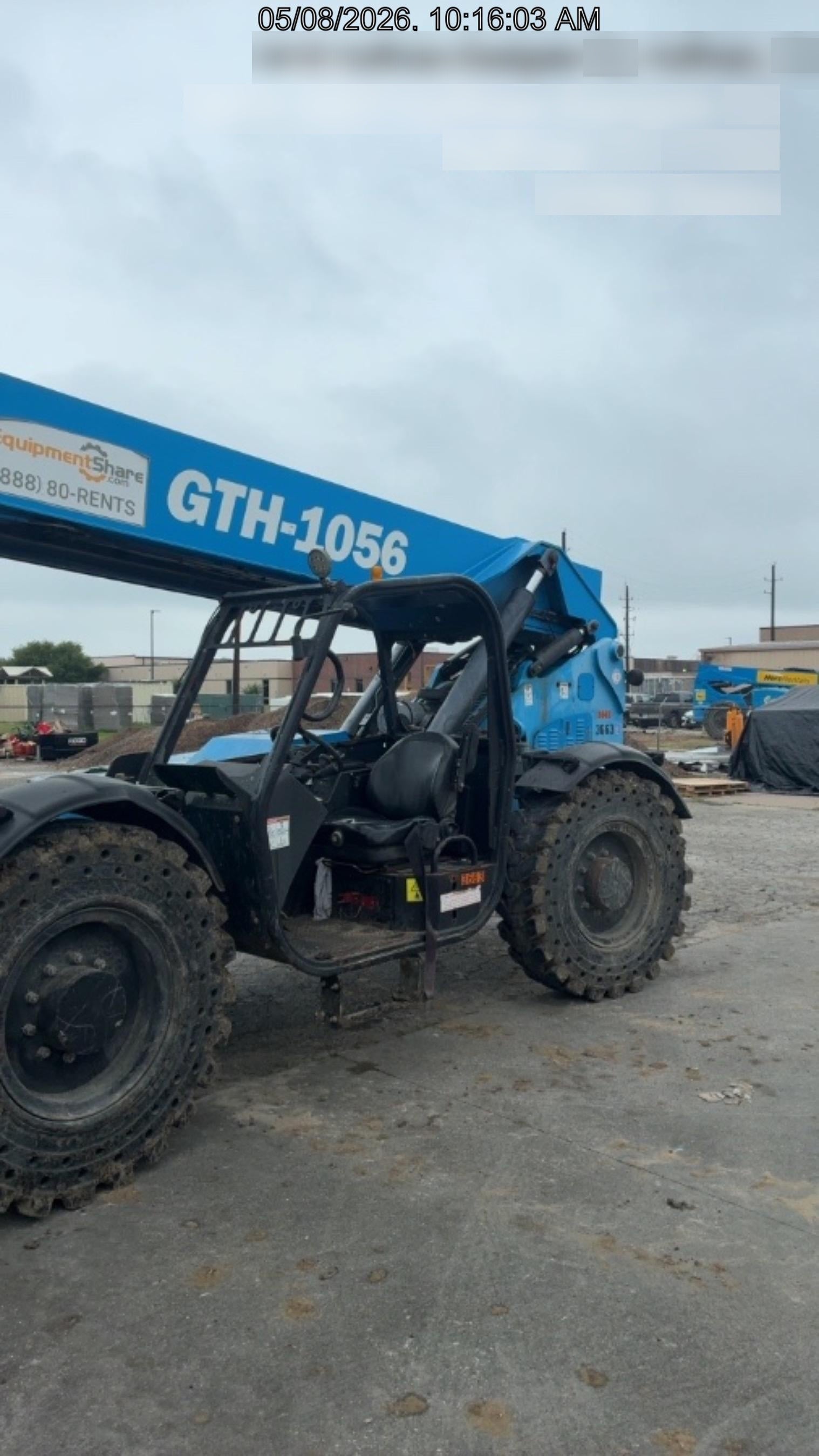 2017 Genie GTH-1056 Genie GTH1056, Solid Tires, 60" carriage, Open ROPS - GTH10E-11935