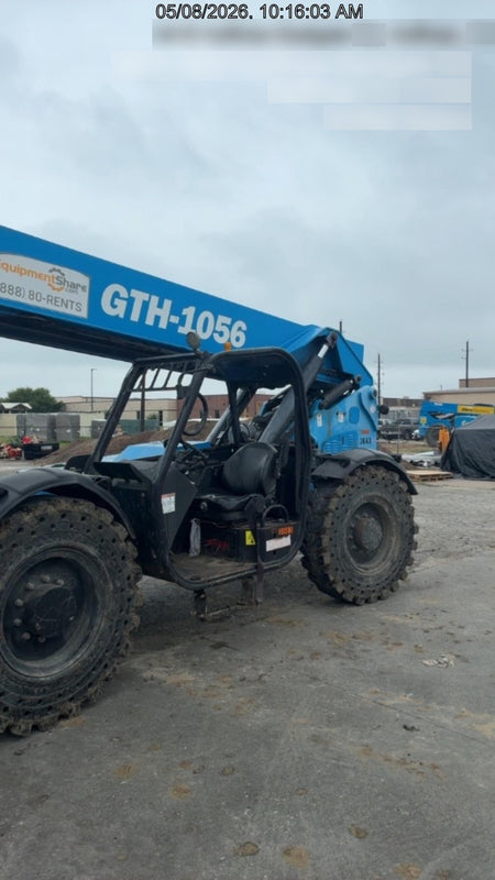 2017 Genie GTH-1056 Genie GTH1056, Solid Tires, 60" carriage, Open ROPS - GTH10E-11935