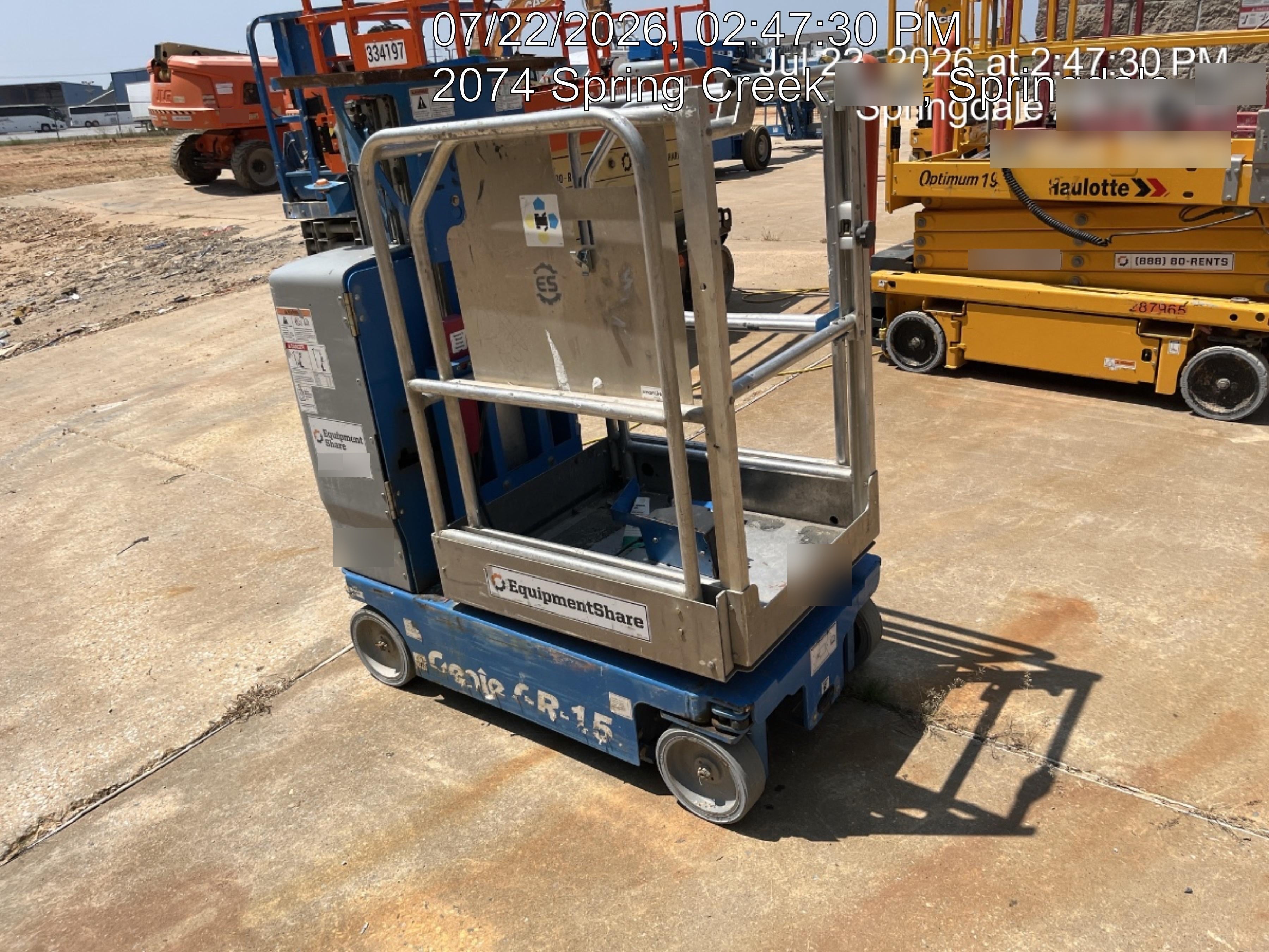 2018 GENIE GR-15