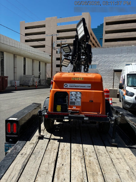 2024 Generac MLT2 Diesel, Flex Switch 120V Input, Powerzone Controller, 
(4) 320W LED Lights, 4kW Generator, 39.9 Gal Fuel Tank, 2" Ball, T3
